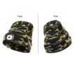 Zimná čiapka Delphin CamouLED nabijateľná cez USB