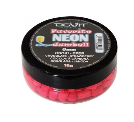 Dovit Neon Dumbell Čoko-Jahoda 8mm