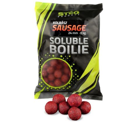 Stég Boilies Rozpustné 24mm - SAUSAGE