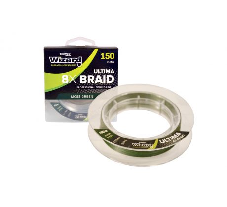 WIZARD ULTIMA 8X BRAID MOSS ZELENÁ