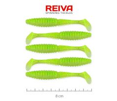 Zander Power Shad 8cm 5ks/bal. (Flash Chartreuse)