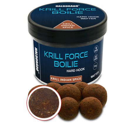 Haldorado KRILL FORCE Boilie Hard Hook Wafter 16, 20 mm - Indian Spice