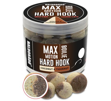 Haldorado MAX MOTION Boilie Hard Hook Wafter 16, 20 mm - Kokos & Tigrí orech