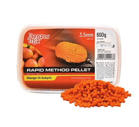 BENZAR RAPID METHOD PELLET 3,5mm - mango+kyselina mliečná