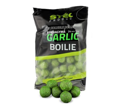 Stég Boilies Rozpustné 24mm - Cesnak