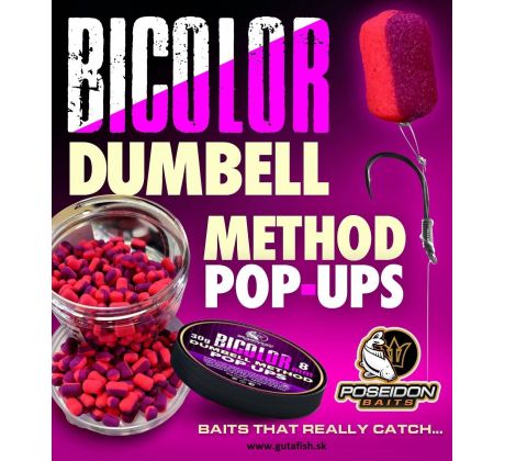 Poseidon Bicolor Dumbell Pop-Ups 8mm - Monster Crab
