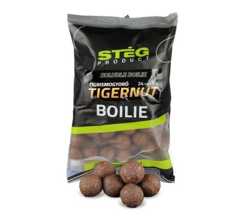 Stég Boilies Soluble ( rozpustné ) 24mm - Tigrí Orech