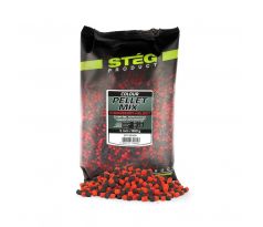 Pelety Stég Pellet Mix 5mm 800g Jahoda Halibut
