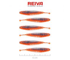 Tiny Worm 6cm 6ks/bal (Orange Disco)