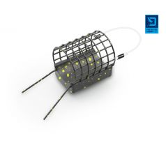 Krmítko s olovenou záťažou Delphin RiverSTIX