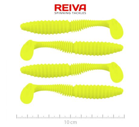 Zander Power Shad 10cm 4ks/bal. (Lemonade)