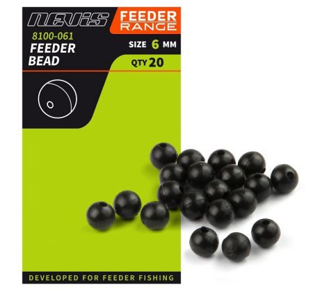 Gumená zarážka guľatá 6mm 20ks