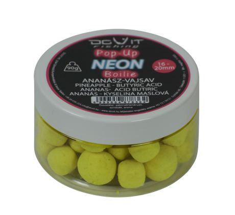 Dovit Pop-Up Neon Boilie 16-20mm - Ananás-KyselinaMliečna