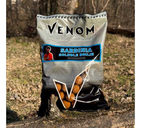 Feedermania VENOM SARDINIA soluble boilies 24mm