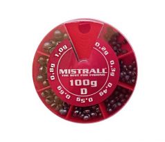 Mistrall olovo bročky 0,5 - 2gr 100gr