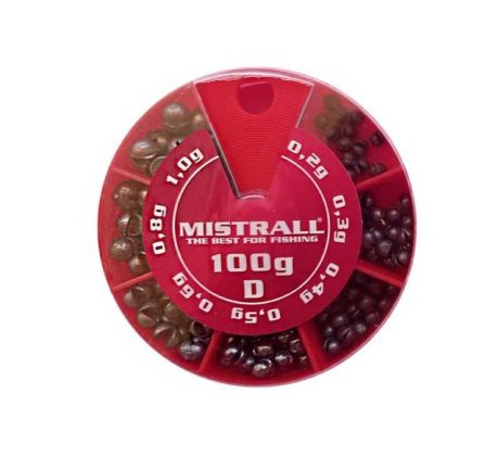 Mistrall olovo bročky 0,5 - 2gr 100gr