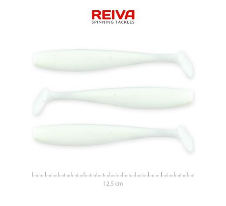 Reiva Flash Shad 12.5cm 3ks/bal. (Classic White)
