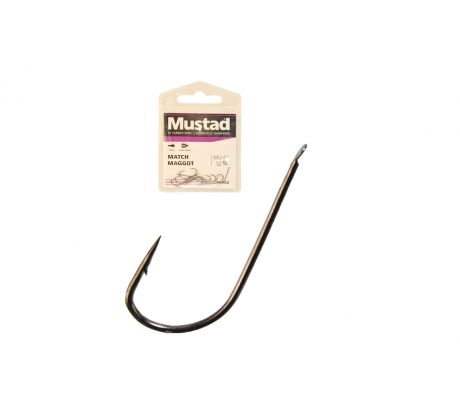 MUSTAD ULTRA NP MATCH MAGGOT SPADE BARBED HÁČIK