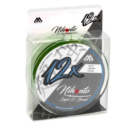 Mikado Splietaná Šnúra Nihonto Super X-Braid Dark Green