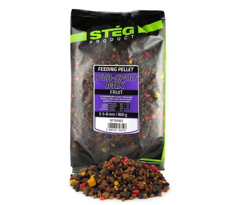 Pelety Stég Pva-Spod Mix 800g 3-5-8 mm 800 g Ovocie