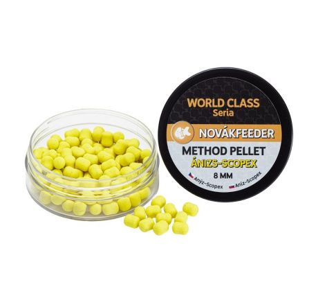 Novák Feeder World Class Method Pellet 8mm Anís-Scopex