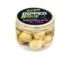 Stég Dipped boilie 100g 20mm N-Butyric Acid-Plum