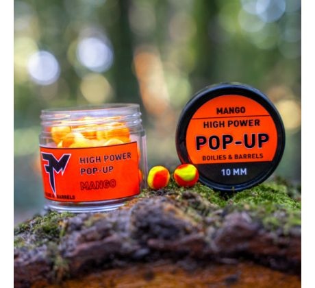 Feedermánia HIGH POWER POP-UP BOILIES & BARRELS 10 MM MANGO