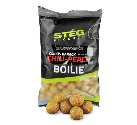 Stég Soluble Boilie 24mm 800g Chili-Peach