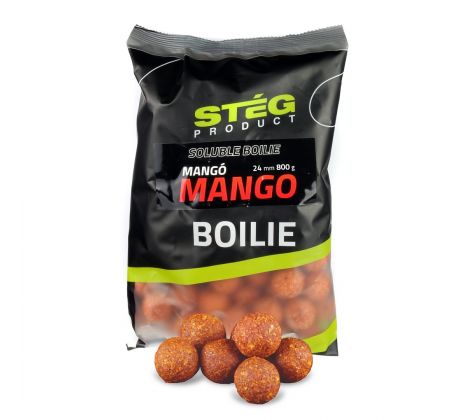 Stég Soluble Boilie 24mm 800g Mango