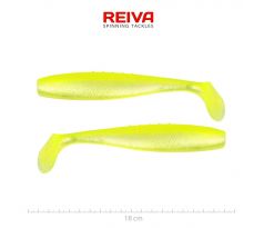 Flat Minnow shad 18cm 2ks/bal. (Flash Lemonade)