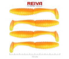 Zander Power Shad 10cm 4ks/bal. (Shiny Orange)