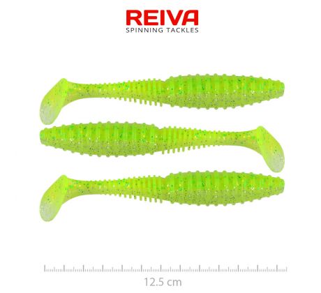 Zander Power Shad 12,5cm 3ks/bal (Flash Chartreuse)