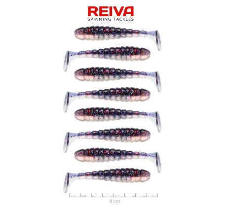 Reiva Stream Shad 8cm (Purple Pearl)