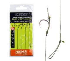 Náväzec Nevis method bait spike round hook 5ks/bal.