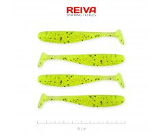 Nástraha Reiva Flash Shad 10cm 4ks/bal. (Poppy Green)