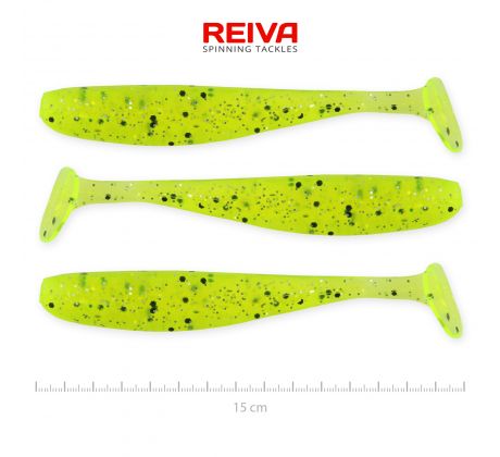 Nástraha Reiva Flash Shad 15cm 3ks/bal. (Poppy green)